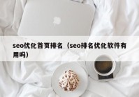 seo优化首页排名（seo排名优化软件有用吗）