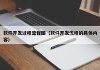 软件开发过程流程图（软件开发流程的具体内容）